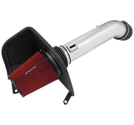 Spectre 16-17 GM 2500HD/3500HD V8-6.0L F/I Air Intake Kit - Polished w/Red Filter