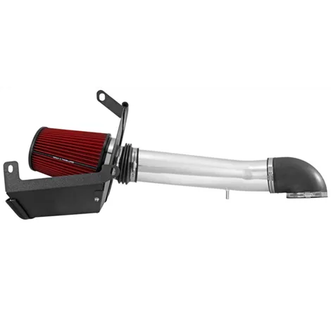 Spectre 16-17 GM 2500HD/3500HD V8-6.0L F/I Air Intake Kit - Polished w/Red Filter