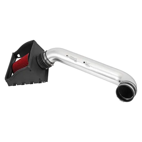 Spectre 15-18 Ford F150 V8-5.0L F/I Air Intake Kit - Polished w/Red Filter