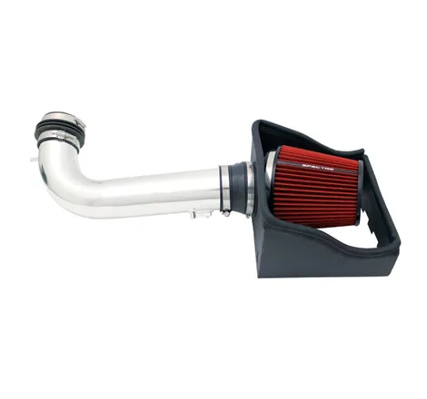 Spectre 09-10 Ford F150 V8-4.6L F/I Air Intake Kit - Polished w/Red Filter