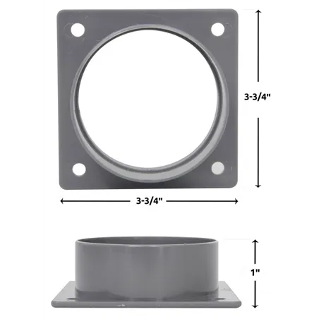 Spectre Air Duct/Intake Tube Mounting Plate 3in. Outlet