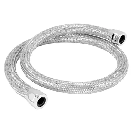 Spectre Stainless Steel Flex Heater Hose Kit 5/8in. Diameter - 4ft. Chrome