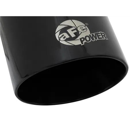 aFe MACH Force-Xp Universal 409 SS Single-Wall Clamp-On Exhaust Tip - Black