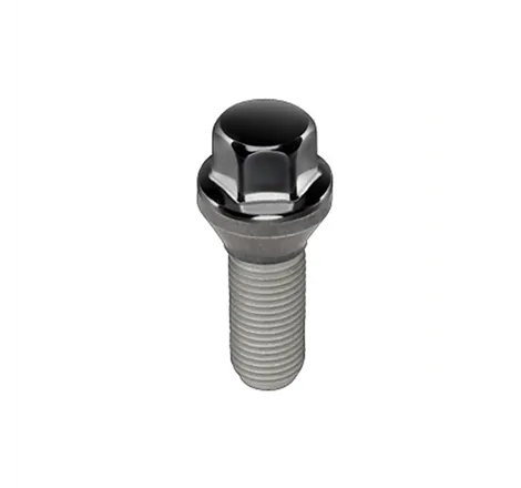 McGard Hex Lug Bolt (Cone Seat) M12X1.25 / 17mm Hex / 22.0mm Shank Length (Box of 50) - Black