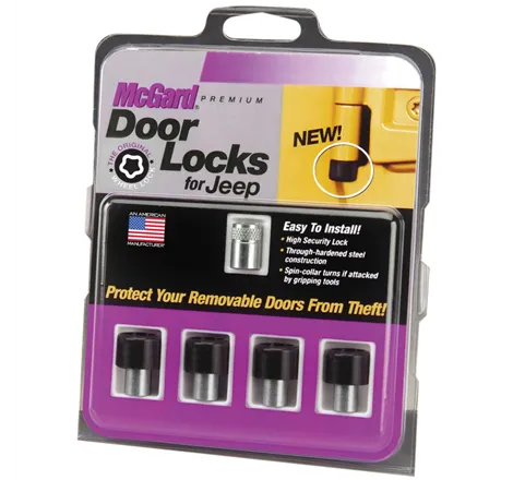 McGard 07-17 Jeep Wrangler JK / Unlimited JK 4-Door Lock Set - (4 Locks)