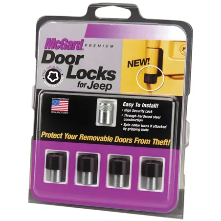 McGard 07-17 Jeep Wrangler JK / Unlimited JK 4-Door Lock Set - (4 Locks)