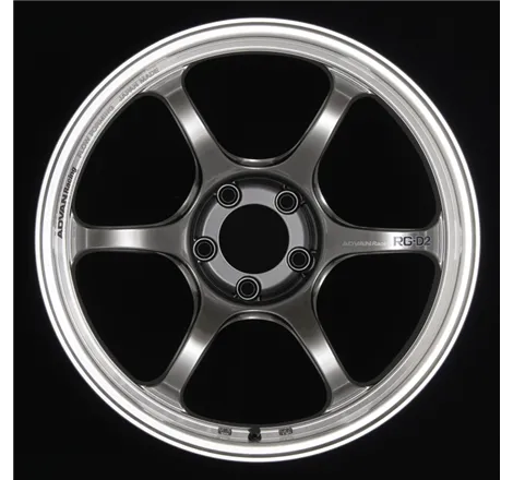 Advan RG-D2 18x9.5 +29 5-114.3 Machining & Racing Hyper Black Wheel