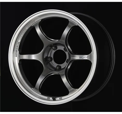 Advan RG-D2 18x9.5 +29 5-114.3 Machining & Racing Hyper Black Wheel