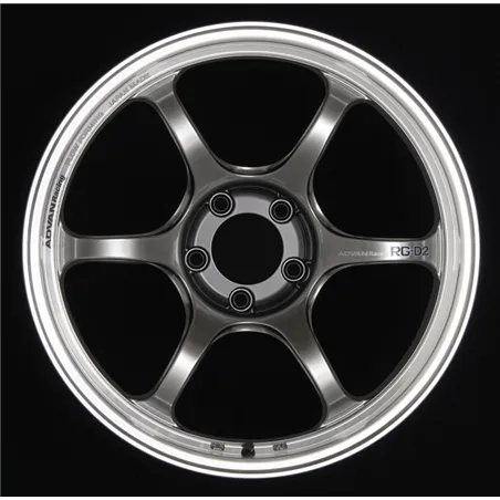 Advan RG-D2 18x8.0 +45 5-120 Machining & Racing Hyper Black Wheel