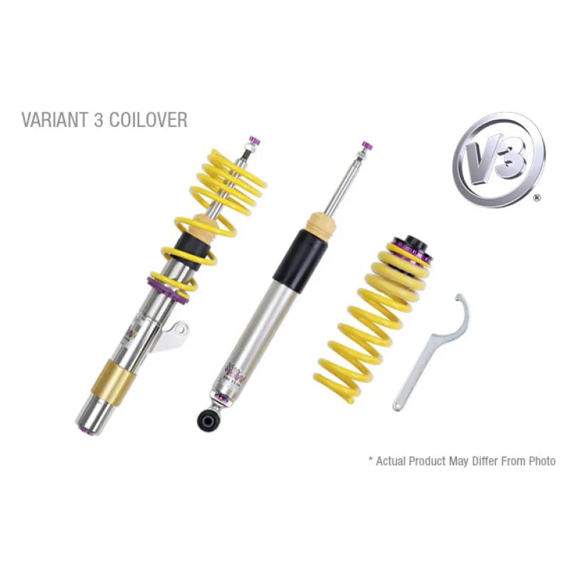 KW Coilover Kit V3 2015+ Mercedes C-Class (W205) Sedan 4Matic (AWD) w/ Electronic Dampers