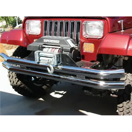 Rampage 1976-1983 Jeep CJ5 Double Tube Bumper - Stainless