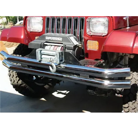 Rampage 1976-1983 Jeep CJ5 Double Tube Bumper - Stainless