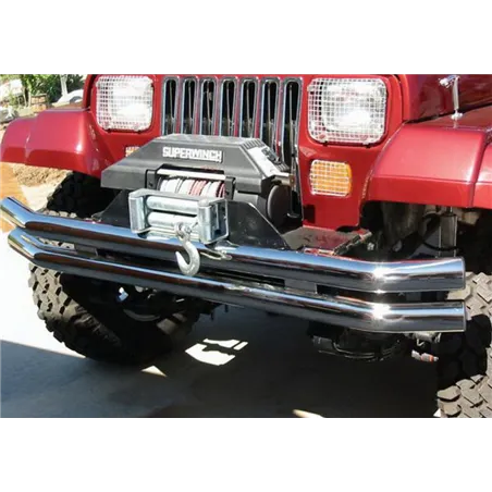 Rampage 1976-1983 Jeep CJ5 Double Tube Bumper - Stainless