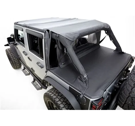 Rampage 2007-2018 Jeep Wrangler(JK) Unlimited 4-Door Tonneau Cover - Black Diamond