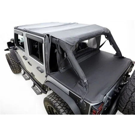 Rampage 2007-2018 Jeep Wrangler(JK) Unlimited 4-Door Tonneau Cover - Black Diamond