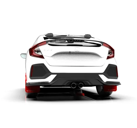 Rally Armor 17-21 Honda Civic Sport/Sport Touring Red UR Mud Flap w/White Logo