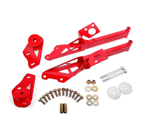 BMR Suspension 15-18 Ford Mustang S550 IRS Subframe Support Brace (Red)