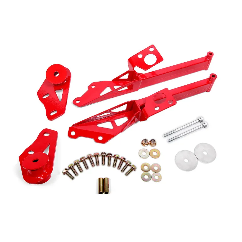 BMR Suspension 15-18 Ford Mustang S550 IRS Subframe Support Brace (Red)