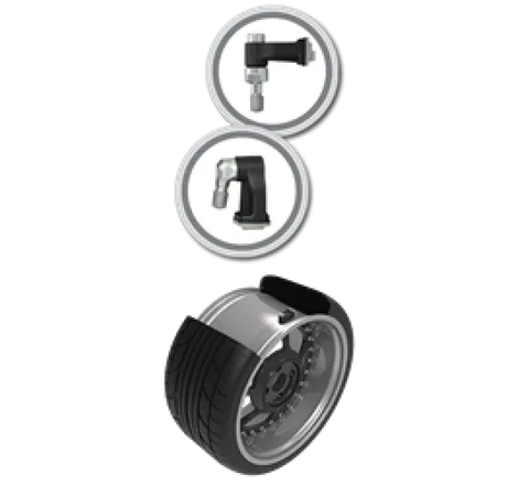 Schrader TPMS Sensor - Clamp-In Programmable 90 Degree EZ-Sensor ( valve stem not included )