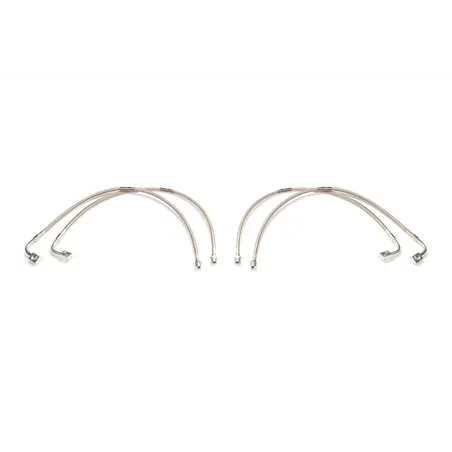 Fabtech 07-18 Jeep JK 4WD Front & Rear Extended Brake Line Kit