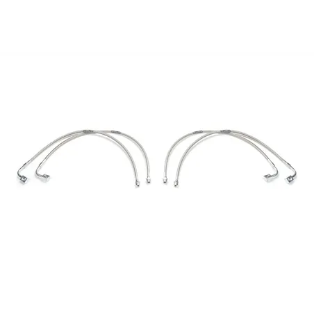 Fabtech 07-18 Jeep JK 4WD Front & Rear Extended Brake Line Kit