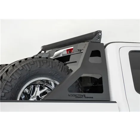 Addictive Desert Designs 17-19 Ford Super Duty Stealth Fighter Chase Rack - Black