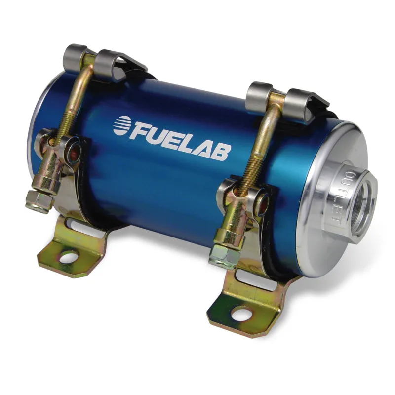 Fuelab Prodigy High Flow Carb In-Line Fuel Pump - 1800 HP - Blue