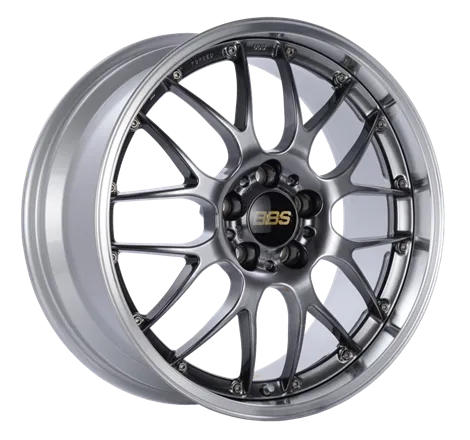 BBS RS-GT 18x8.5 5x120 ET38 CB72.5 Diamond Black Center Diamond Cut Lip Wheel