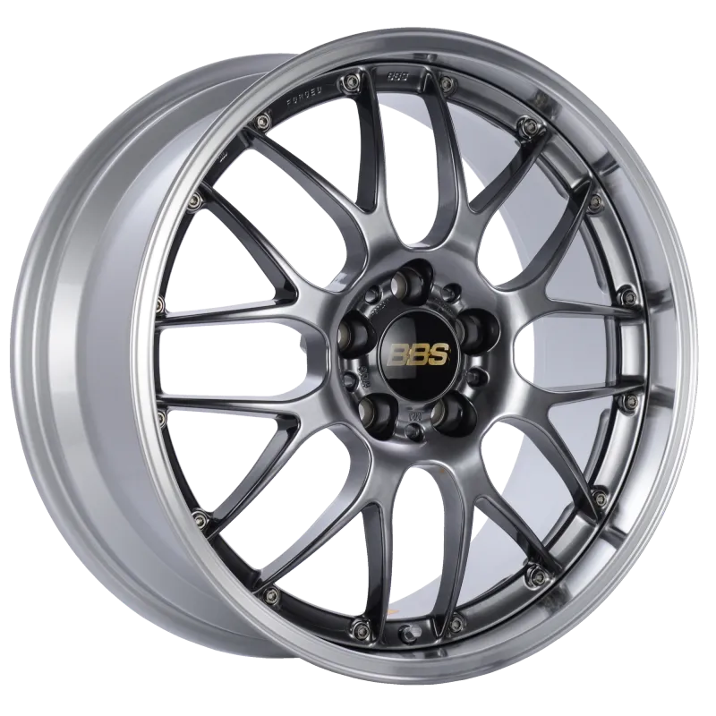 BBS RS-GT 18x8.5 5x120 ET38 CB72.5 Diamond Black Center Diamond Cut Lip Wheel