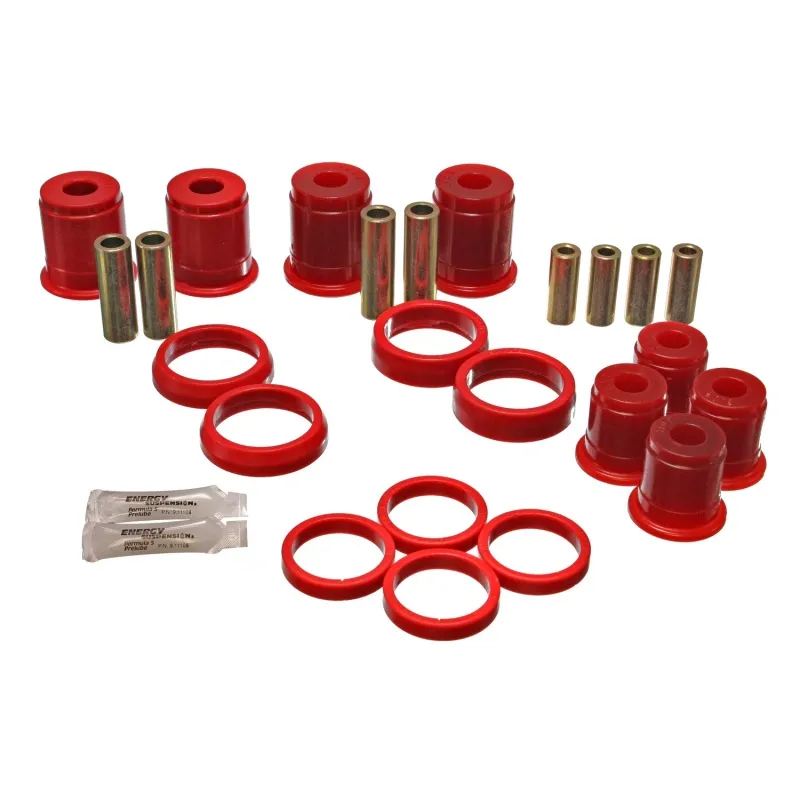 Energy Suspension 93-98 Jeep Grand Cherokee Red Frt Control Arm Bushings-Must reuse OEM Outer Shells