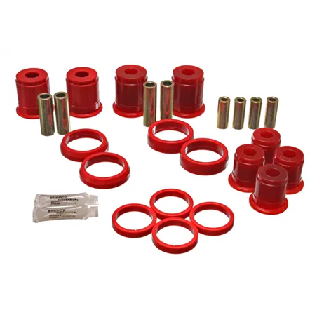 Energy Suspension 93-98 Jeep Grand Cherokee Red Frt Control Arm Bushings-Must reuse OEM Outer Shells