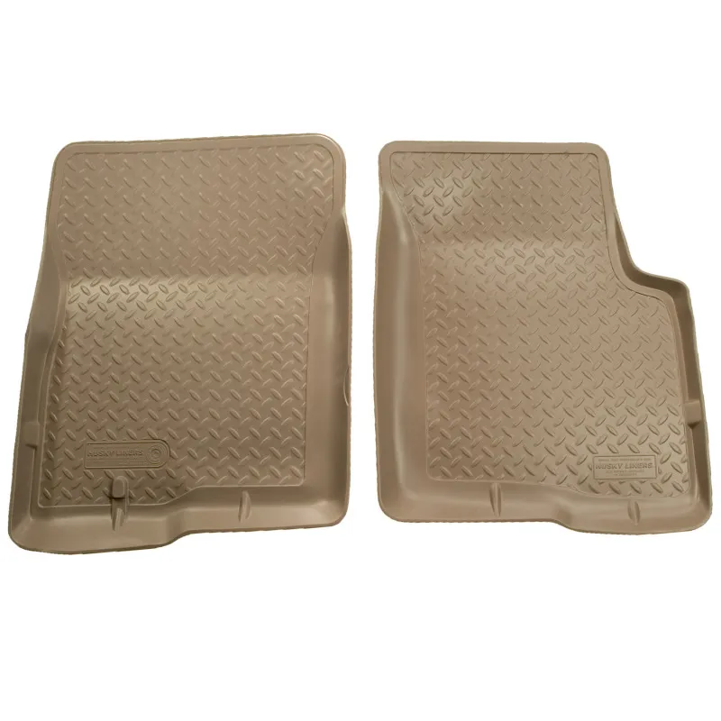 Husky Liners 97-12 Chevrolet Econoline Full Size Classic Style Tan Floor Liners