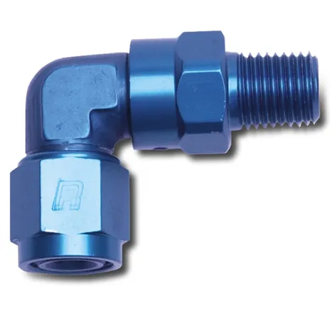 Russell Performance -10 AN 90 Degree Female to Male 1/2in Swivel NPT Fitting