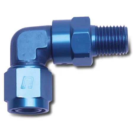 Russell Performance -10 AN 90 Degree Female to Male 1/2in Swivel NPT Fitting