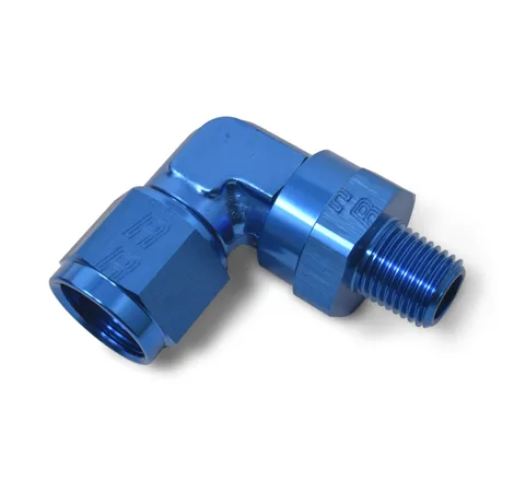 Russell Performance -10 AN 90 Degree Female to Male 1/2in Swivel NPT Fitting