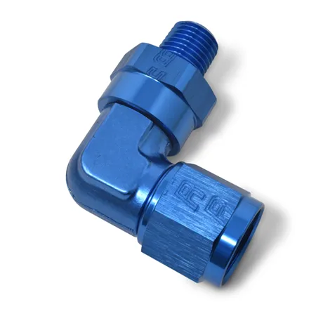 Russell Performance -10 AN 90 Degree Female to Male 1/2in Swivel NPT Fitting