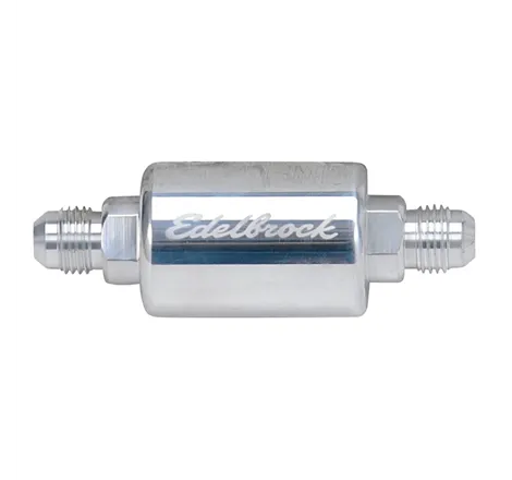 Russell Performance Polished Aluminum (3in Length 1-1/4in dia. -6 male inlet/outlet)