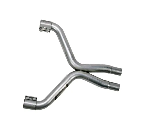 BBK 11-14 Mustang 3.7 V6 High Flow X Pipe With Catalytic Converters - 2-1/2