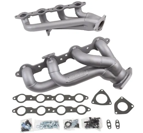 BBK 99-04 GM Truck SUV 4.8 5.3 Shorty Tuned Length Exhaust Headers - 1-3/4 Titanium Ceramic