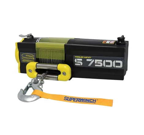 Superwinch 7500 LBS 12V DC 5/16in x 54ft Steel Rope S7500 Winch