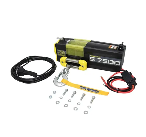 Superwinch 7500 LBS 12V DC 5/16in x 54ft Steel Rope S7500 Winch