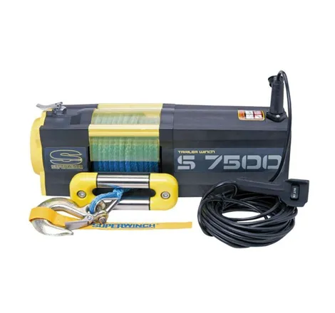 Superwinch 7500 LBS 12V DC 5/16in x 54ft Synthetic Rope S7500 Winch