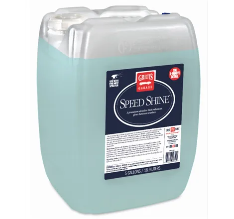 Griots Garage Speed Shine - 5 Gallons (Minimum Order Qty of 2 - No Drop Ship)