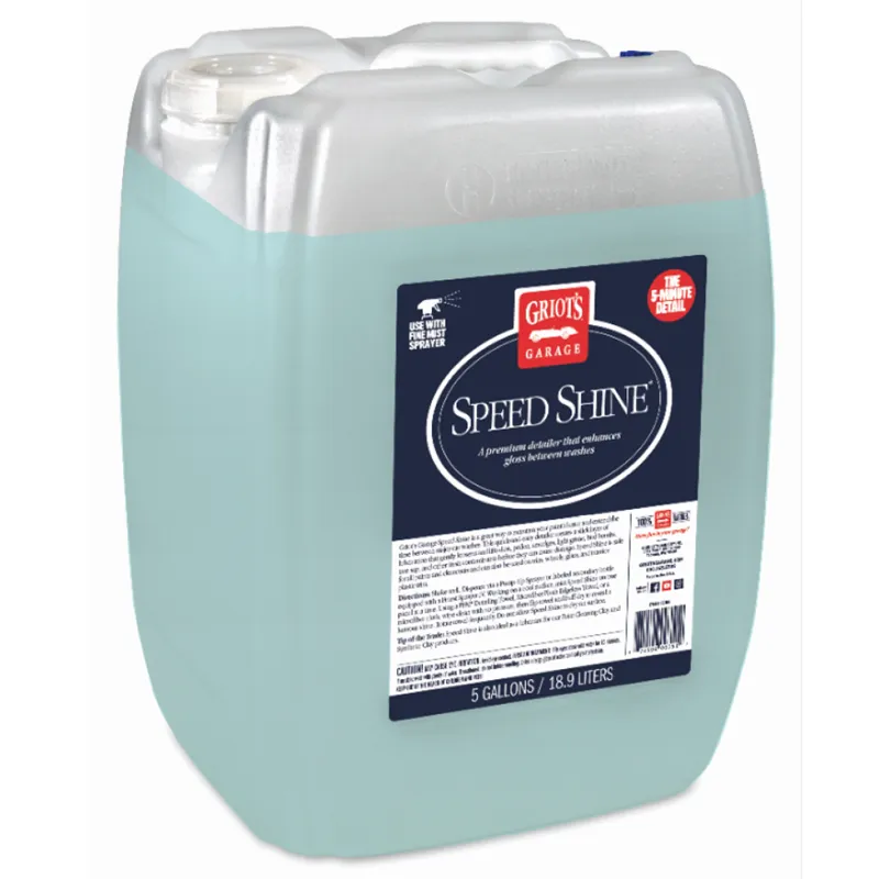 Griots Garage Speed Shine - 5 Gallons (Minimum Order Qty of 2 - No Drop Ship)