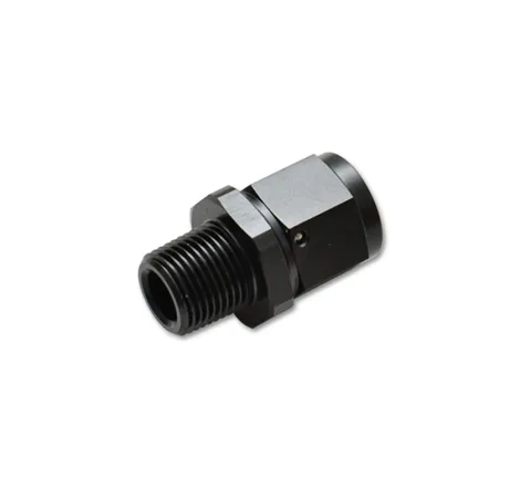 Vibrant -6AN to 3/8in NPT Female Swivel Straight Adapter Fitting