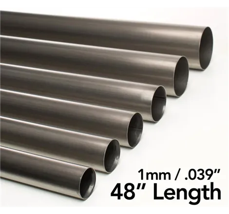 Ticon Industries .5in Diameter x 48in Length 1mm/.039in Wall Thickness Titanium Tube