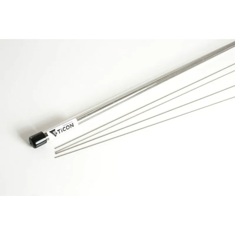 Ticon Industries 39in Length 1lb 2.2mm/.087in Filler Diamter CP1 Titanium Filler Rod