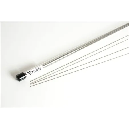 Ticon Industries 39in Length 1lb 2.2mm/.087in Filler Diamter CP1 Titanium Filler Rod