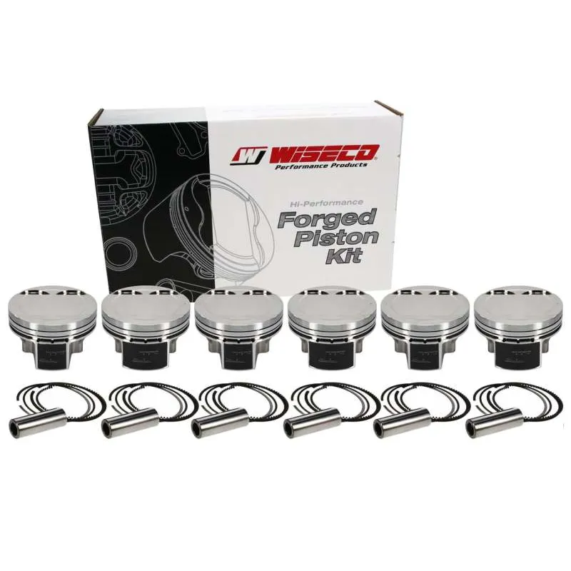 Wiseco Nissan VR38DETT 3.8L 95.58mm Bore 1.232inch CH -6.3 Dome Dish 9.5:1 Stroker Max HD Piston Kit