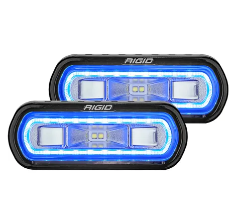 Rigid Industries SR-L Series Surface Mount LED Spreader Pair w/ Blue Halo - Universal